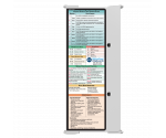 WhiteCoat Clipboard® Trifold - White Physical Therapy Edition